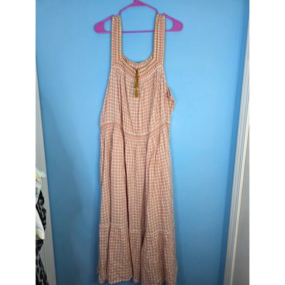 Old Navy 4X Sleeveless Waist Checkered Maxi Plaid Dress - Picture 1 of 7